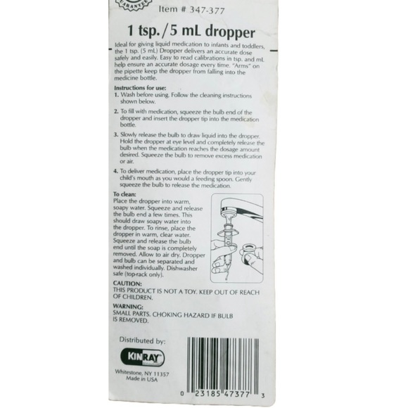 Preferred Plus Pharmacy 1 tsp/5mL Dropper + Eye/Ear Dropper - Picture 2 of 2